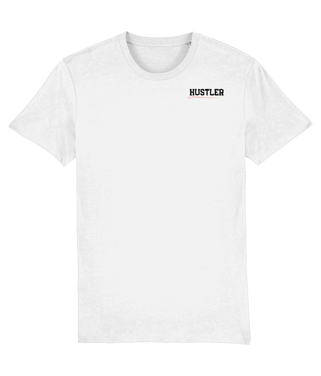 T-Shirt Wit 'Wealth Warrior'.