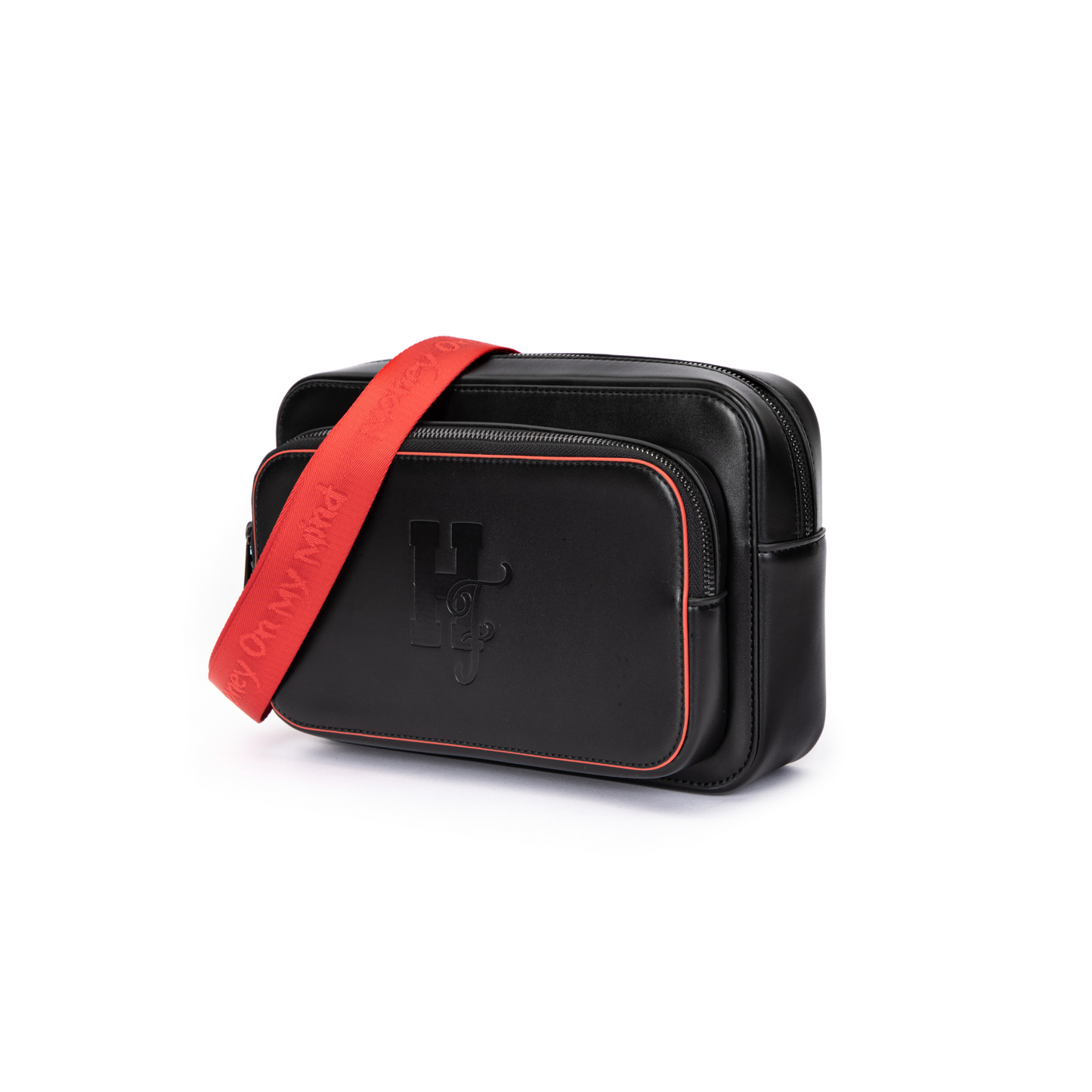 Million Dollar Messenger Bag Black/Red