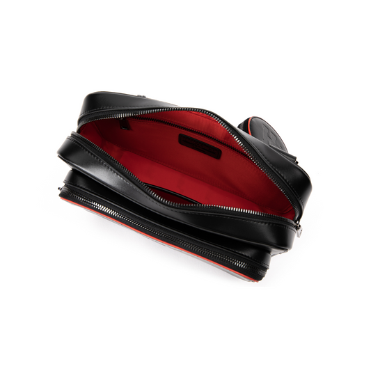 Million Dollar Messenger Bag Black/Red