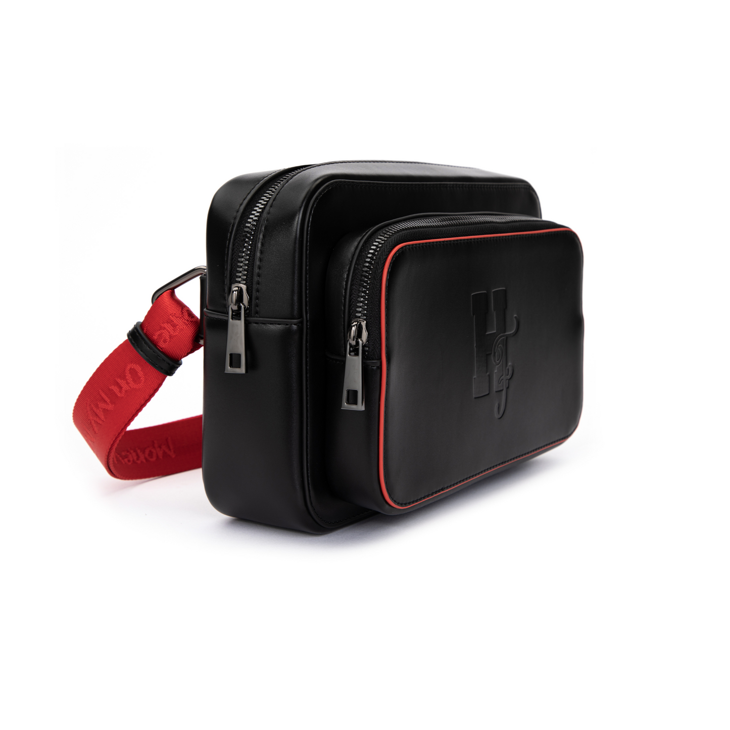 Million Dollar Messenger Bag Black/Red