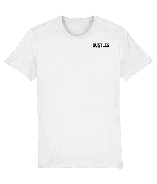 T-Shirt Wit '24/7' Groen.
