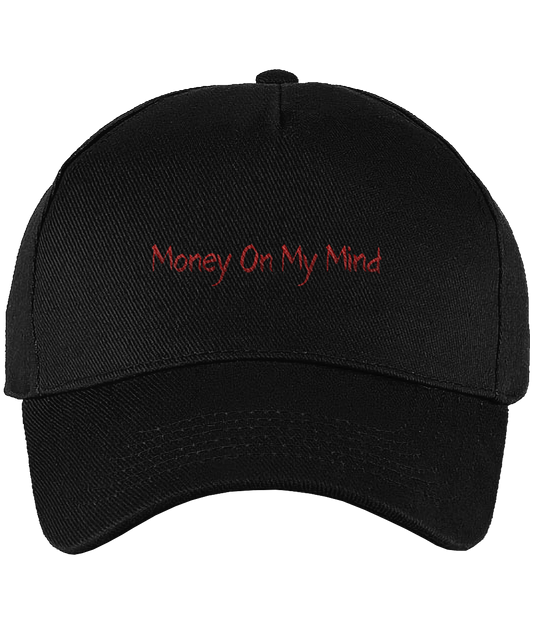 Cap Zwart 'Money On My Mind'.