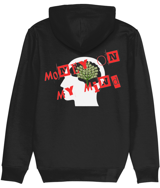 Hoodie Zwart 'MoneyTree'.