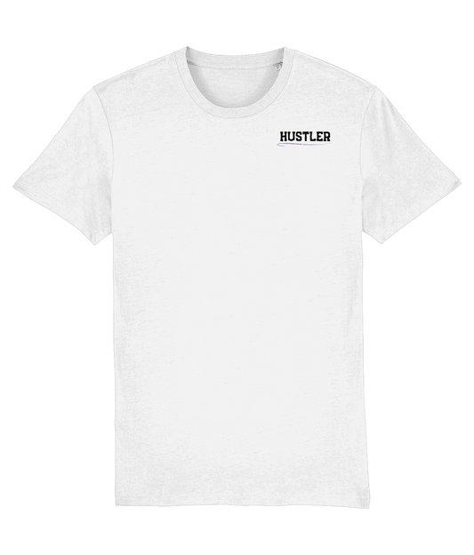 T-Shirt Wit 'Money On My Mind' Paars.