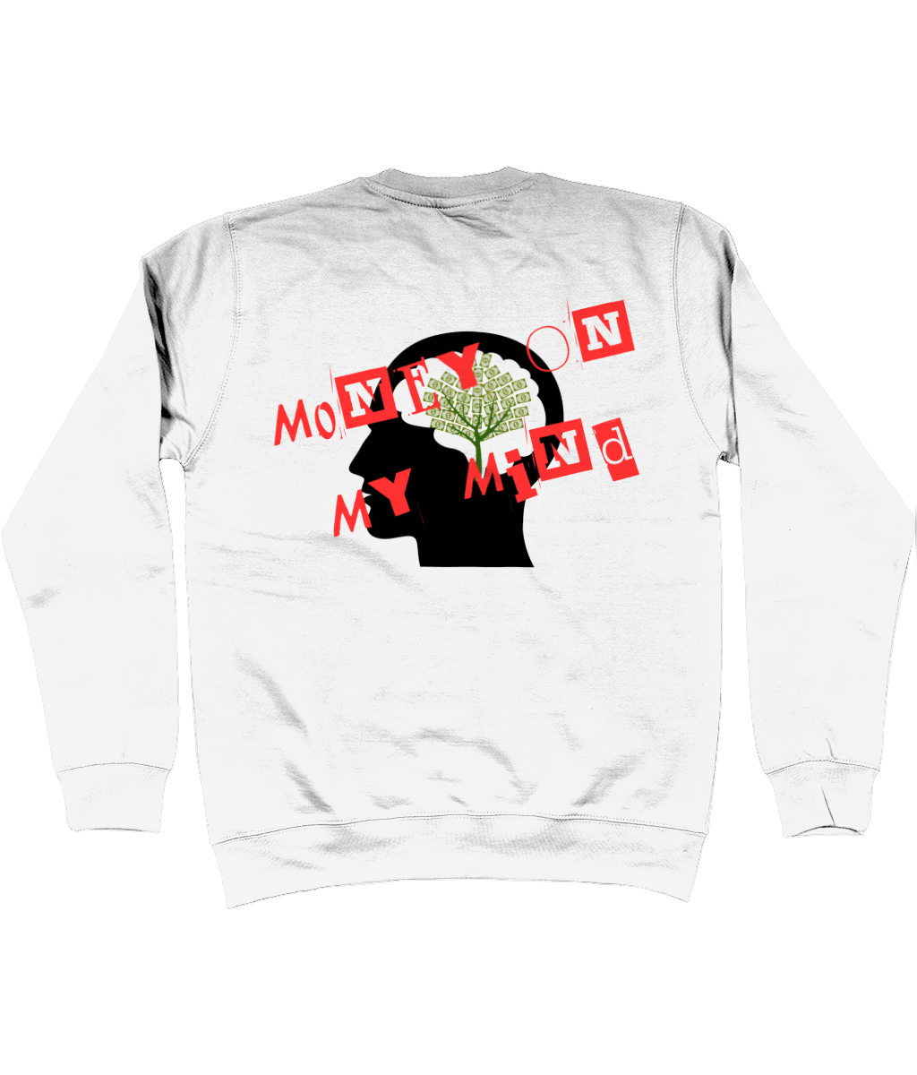 Sweatshirt Wit 'MoneyTree'.
