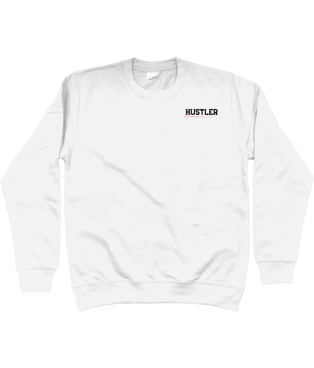 Sweatshirt Wit 'Fight For Your Dreams'.