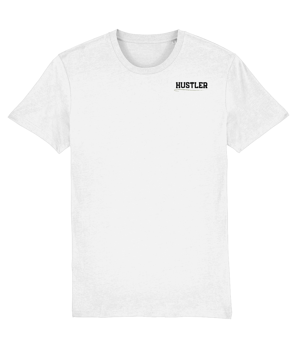 T-Shirt Wit 'Money On My Mind' Groen.