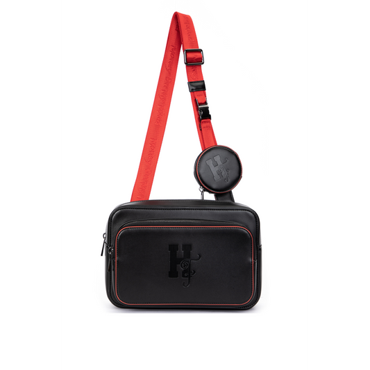 Million Dollar Messenger Bag Black/Red
