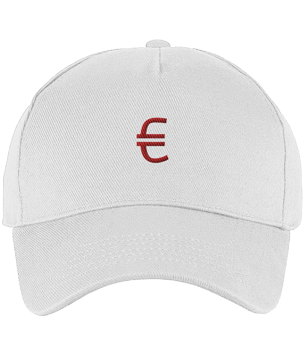 Cap Wit '€'.